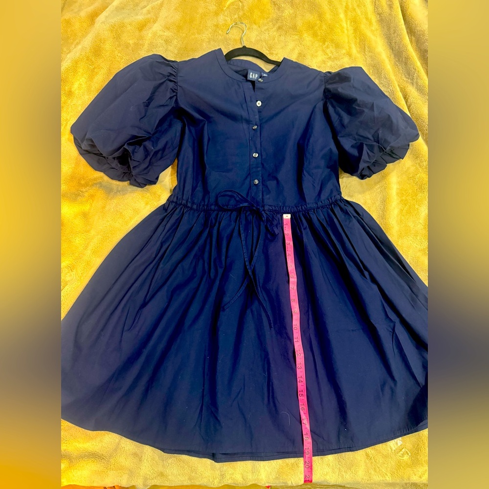 Beautiful woman dress GAP Dark Blue Cotton Dress - Picture 8 of 10